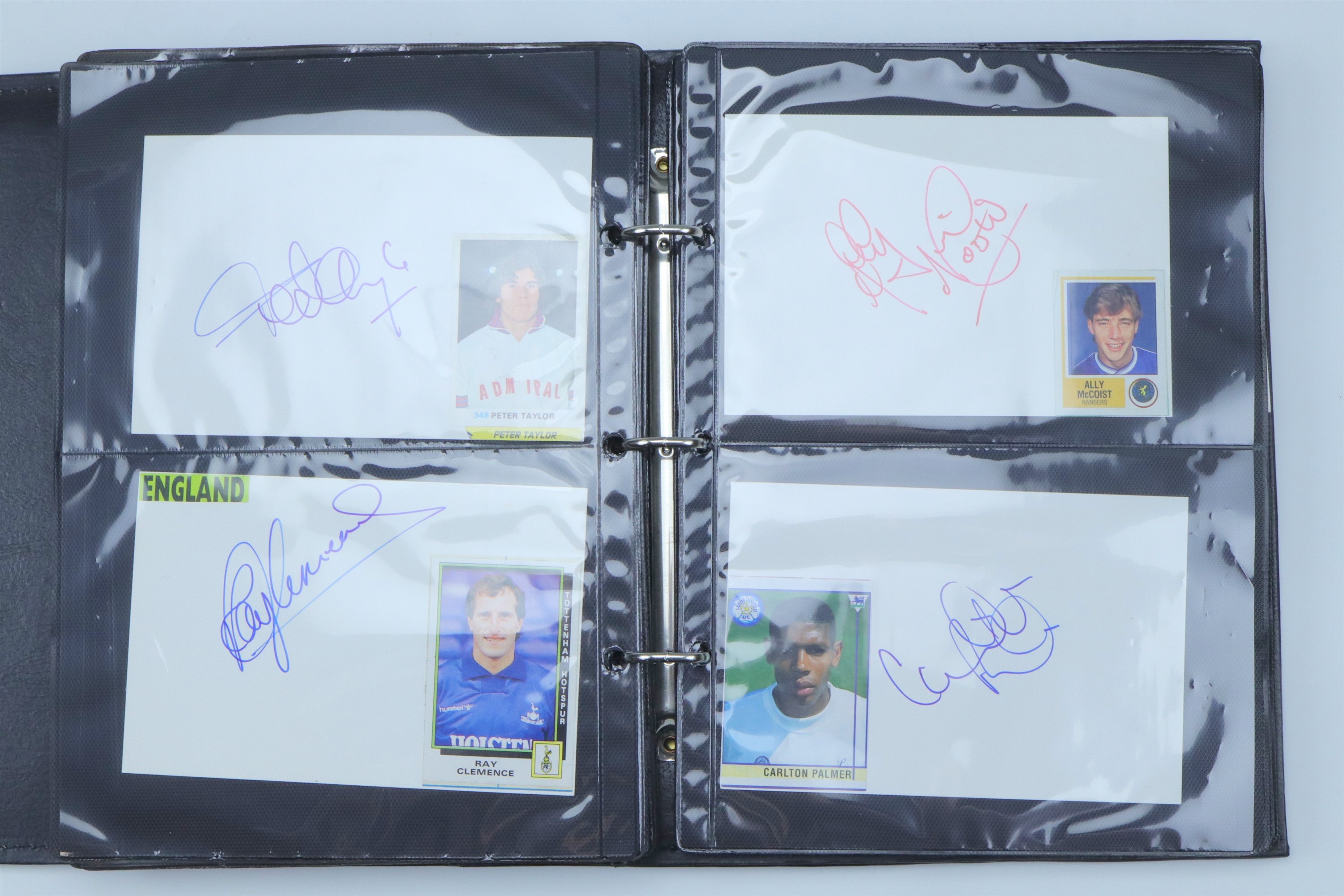 [ Autographs ] Album of football players' signatures, including Bobby Robson, Glen Hoddle, George - Image 28 of 35