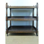 A George V oak buffet trolley, 76 x 40 x 82 cm