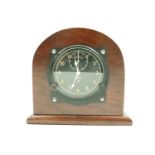 A 1930s RAF Mk IIIA "time of trip" aircraft cockpit clock by Smith & Son, dated 1936, stores ref