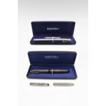 Two cased Sheaffer fountain pens, including one with nib marked '14k'