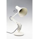 A Terry's Anglepoise desk lamp in white, circa 1970s