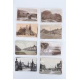 A quantity of early 20th Century postcards depicting British locations including rural and less