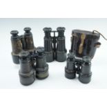 A set of late 19th / early 20th Century binoculars bearing the inscription "The Great Grimsby