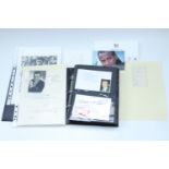 [ Autographs ] Album of football players' signatures, including Bobby Robson, Glen Hoddle, George