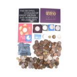 A group of GB and commemorative coins and coin sets, including "1970 Coinage of Great Britain and