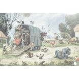 After Norman Thelwell (British, 1923 - 2004) Four limited edition prints depicting various hunting