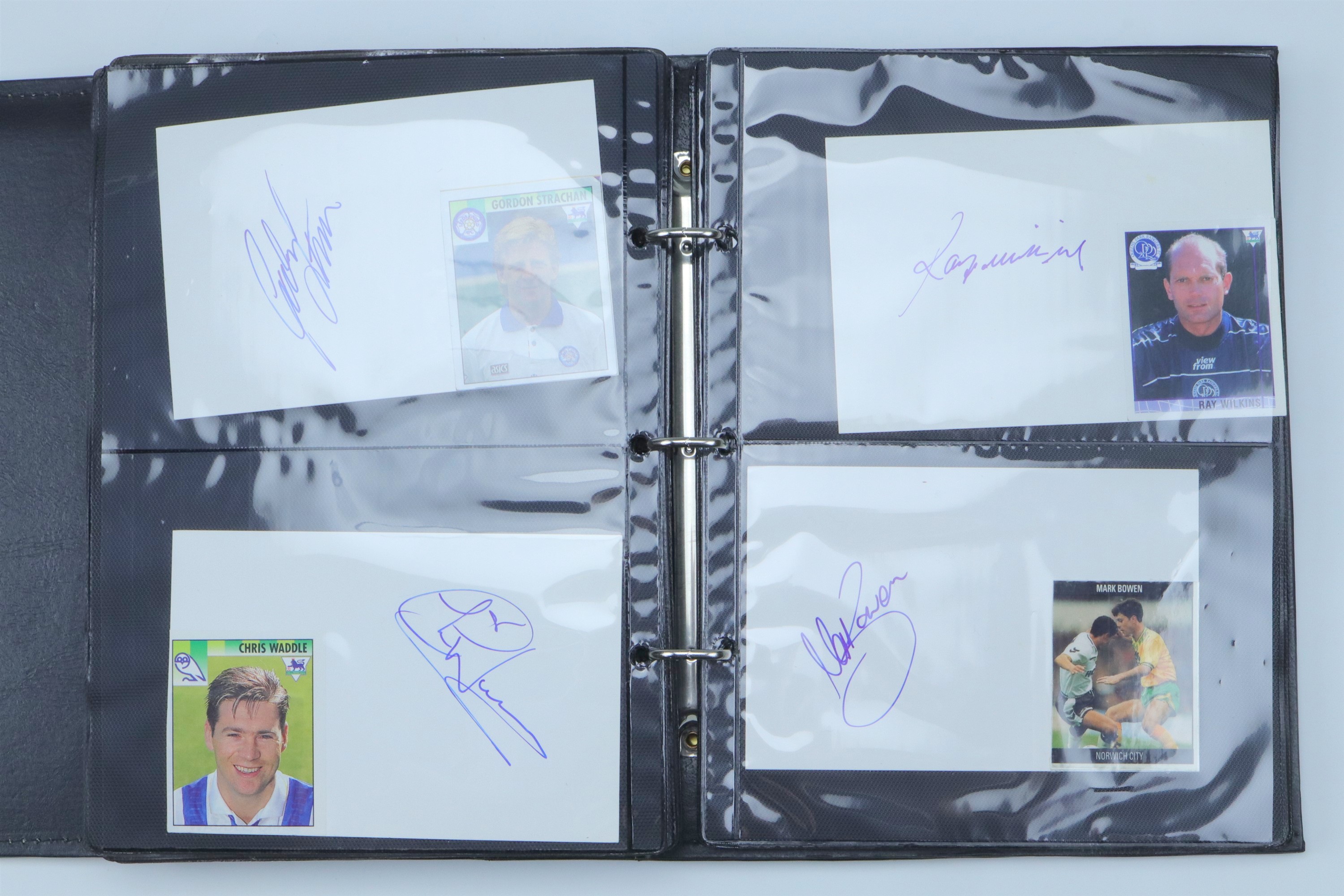 [ Autographs ] Album of football players' signatures, including Bobby Robson, Glen Hoddle, George - Image 29 of 35