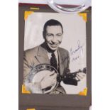 [ Autograph ] A vintage album of signed and other screen and stage star promotional photographs