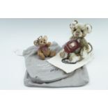 Two late 20th Century 'Charlie Bears' plush teddies, one named 'Dickory', former 21 cm