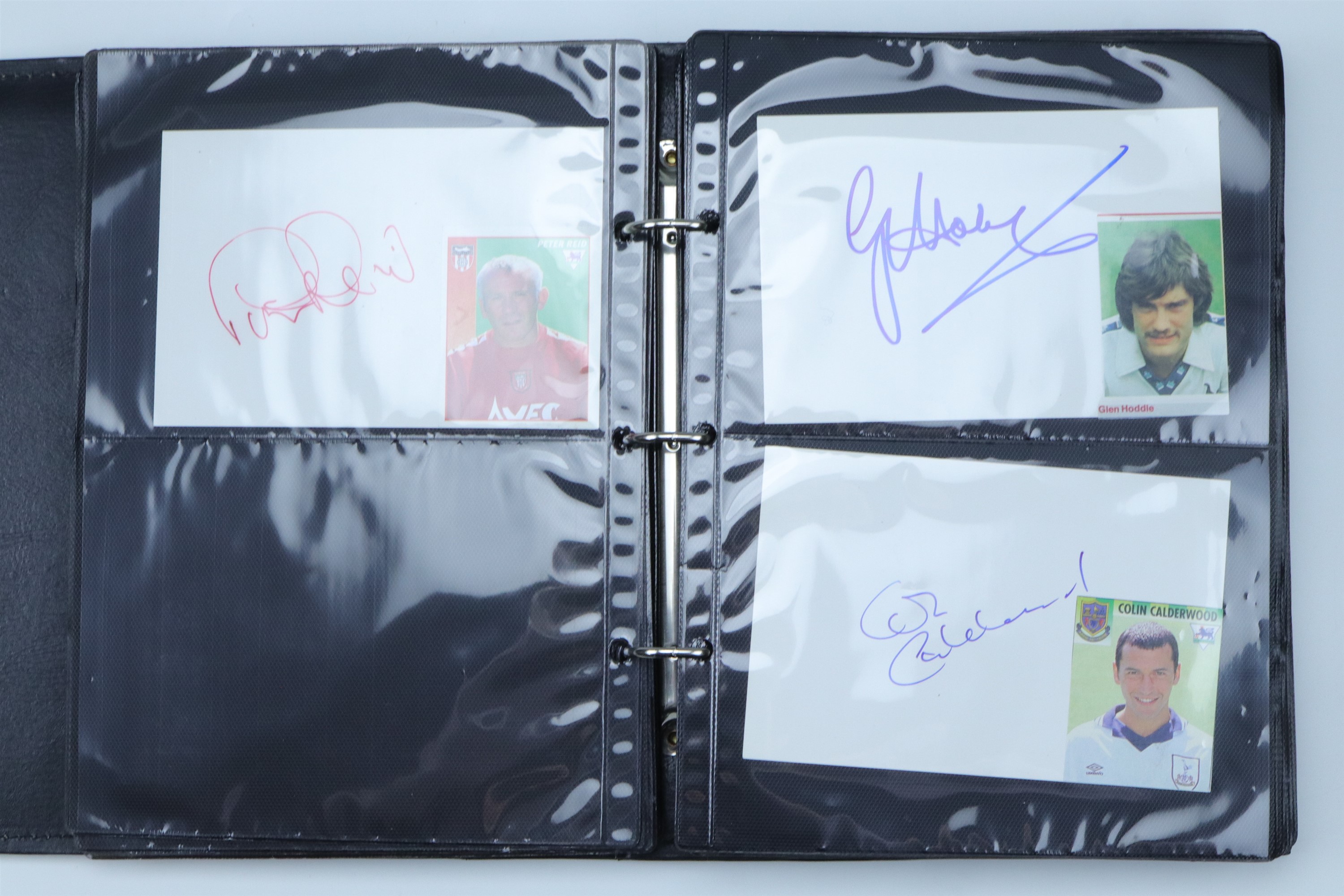 [ Autographs ] Album of football players' signatures, including Bobby Robson, Glen Hoddle, George - Image 13 of 35