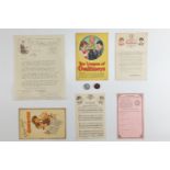 1930s League of Ovaltineys badges and certificates etc
