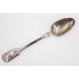 An early Victorian silver Fiddle pattern basting spoon, the terminal bearing an engraved Old English