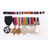 A Second World War Campaign and St John Ambulance Brigade medal group