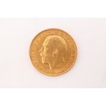 A 1912 gold sovereign