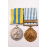 A Korea medal pair to 22693315 Pte T McKay, Royal Scots