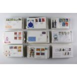 A large quantity of GB first day stamp covers [grey plastic box]