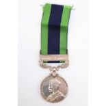 An India General Service Medal with North West Frontier 1930-31 clasp to 33704535 Pte G E