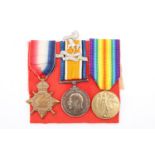 A 1914-15 Star with British War and Victory Medals to 2513 Pte C A Jackson, Royal West Kent