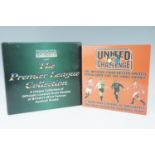 A model of Old Trafford football stadium, 26 cm x 26 cm x 8 cm, together with a Manchester United