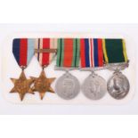A Second World War Territorial Medal group to 420274 Serjt B Lane, Royal Tank Regiment
