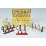 A boxed Dinky set "International Road Signs", 771, together with a boxed Dinky Esso petrol pump