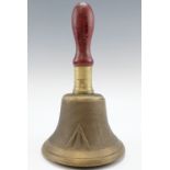 A British military hand alarm bell