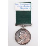 A Volunteer Long Service Medal to Sergt J P Douglas, 1st Volunteer Battalion Border Regiment