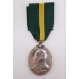 A Territorial Force Efficiency Medal to 577 Cpl R J Fox, 4th battalion Border Regiment