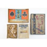 A boxed vintage genuine full colour "Lumar" jigsaw together with a "Crown and Anchor" board game,