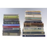 A quantity of sophisticated books on antique pewter, plate and domestic metalware including journals