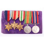 A Second World War campaign medal group