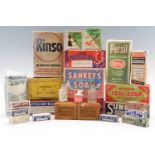 A large quantity of domestic laundry new old stock including "Sunlight" soap, "Jiffy" dye and "