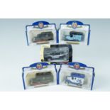 Four Oxford diecast cars together with one other diecast