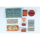 A quantity of vintage packaging and new old stock including "Stephens" typewriter ribbon and "