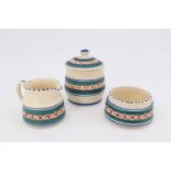 Three items of Honiton ceramics, tallest 11 cm