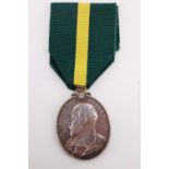 A Territorial Force Efficiency Medal to 5644 Pte A Astle, 4th Battalion Border Regiment
