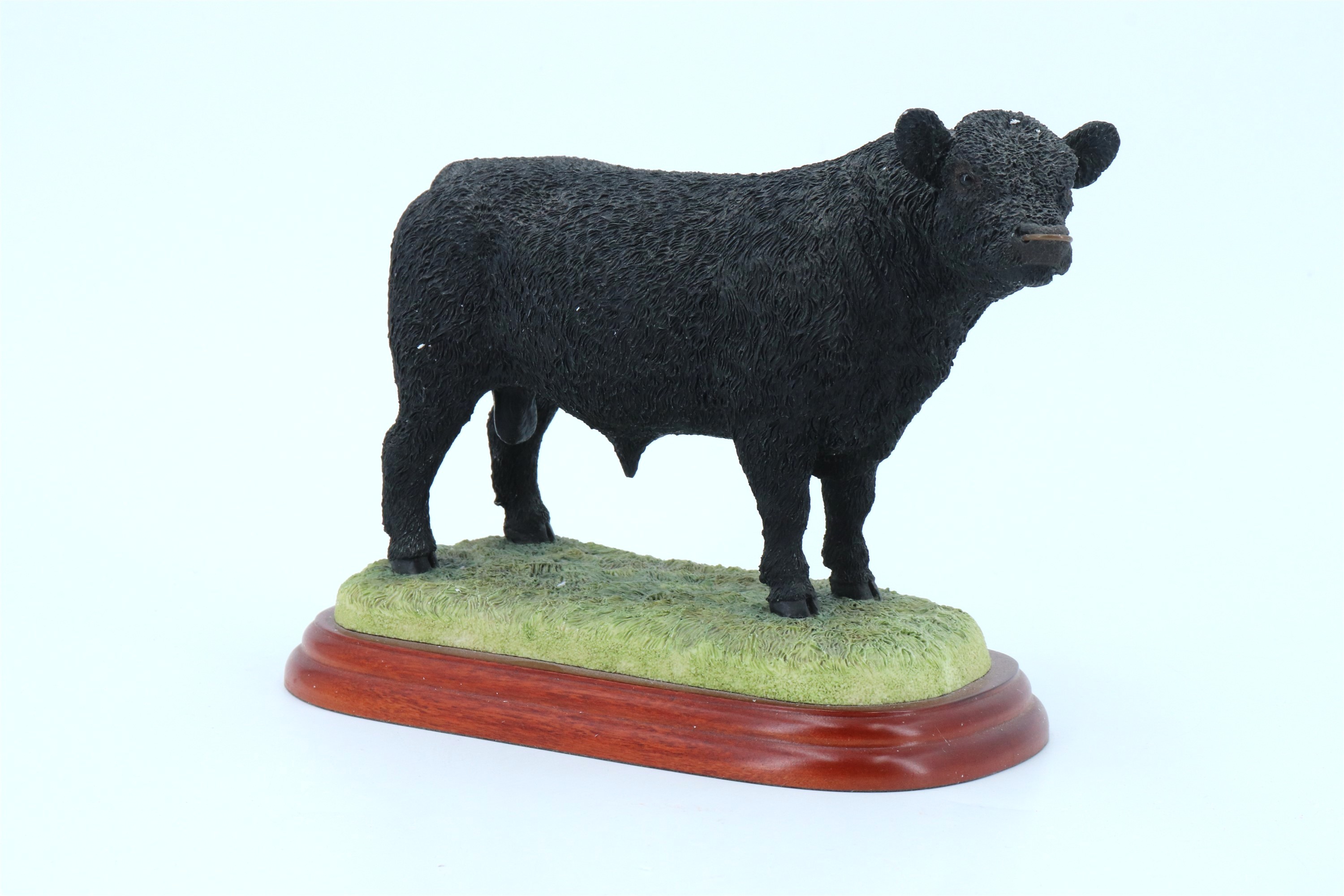 Two Border Fine Arts figurines: Galloway Bull and Galloway Cow and Calf - Image 3 of 3