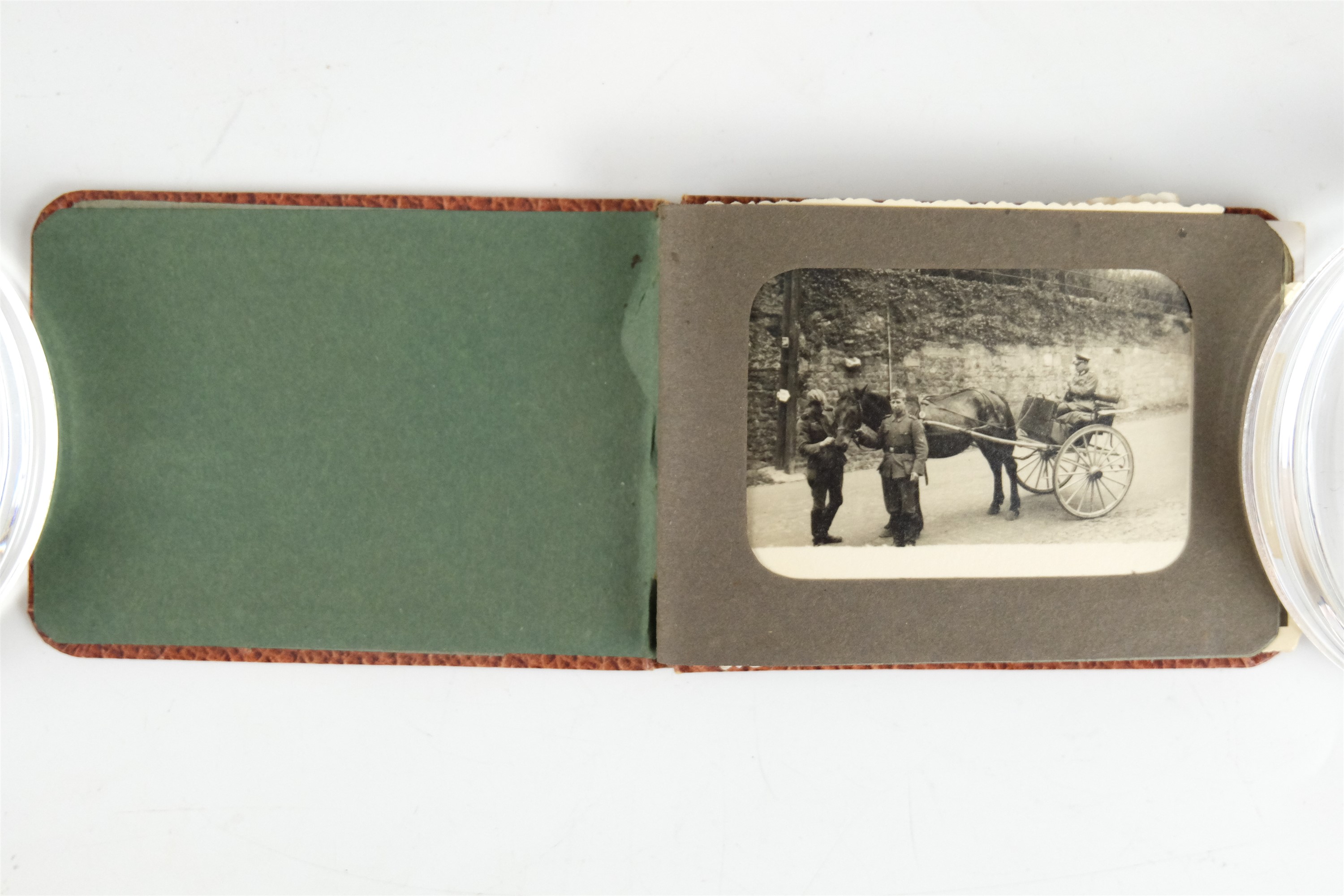 Two vintage albums of German Third Reich army soldiers' personal photographs - Image 6 of 8