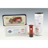 A Royal Mail Pillar Box Collection pewter scale model EIIR Type A pillar box in original carton,