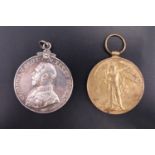 A Military Medal and Victory Medal, to 17344 Pte J T Moffatt, Border Regiment [Victory Medal] and