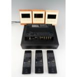 A 1990s Linn Intersekt room control unit, modular hi-fi system unit, together with three Linn