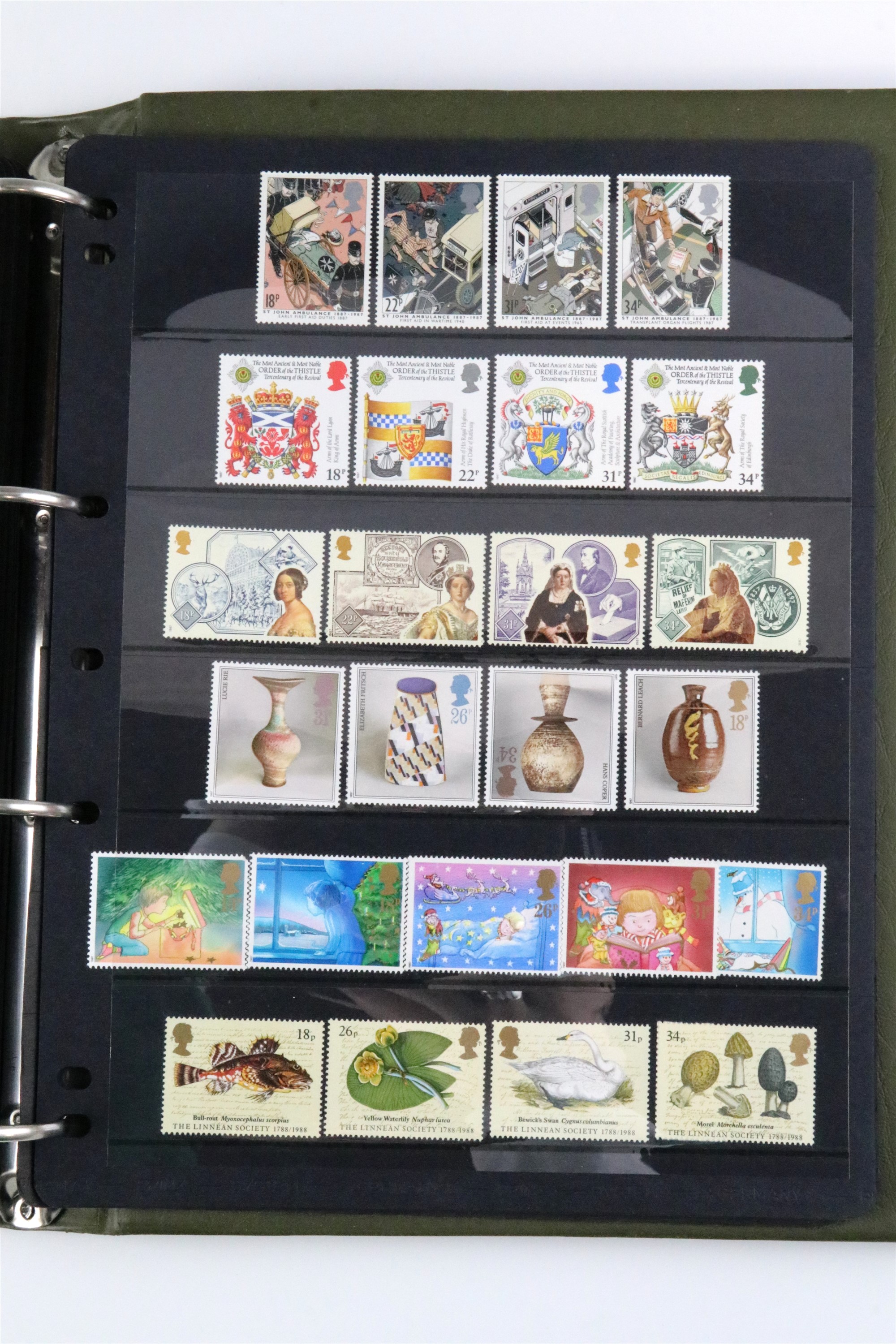 An album containing a collection of unfranked GB commemorative stamps - Image 26 of 30