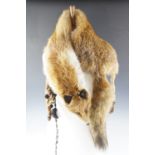 A vintage fox fur stole