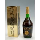 A boxed bottle of Camus "Celebration" cognac, 1 L