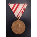 An Imperial Austrian Great War service medal