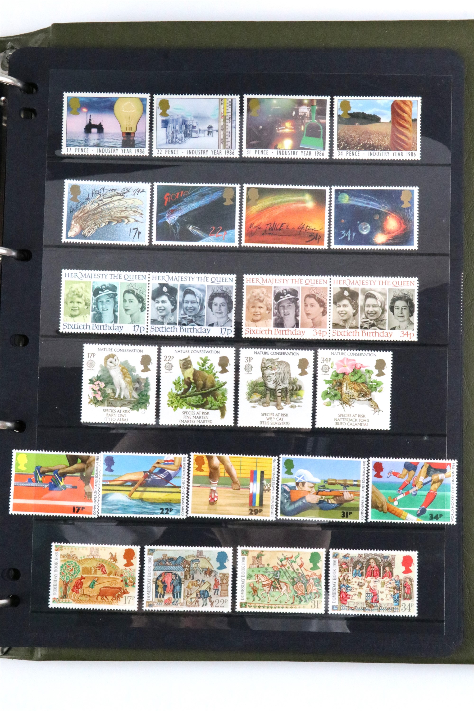 An album containing a collection of unfranked GB commemorative stamps - Image 24 of 30