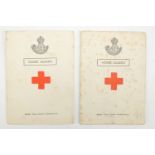 Two Durham Home Guard first aid aide memoirs