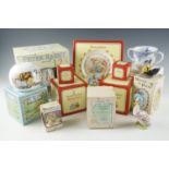 A group of boxed children's / nursery ceramics, including Royal Doulton Winnie-the-Pooh,