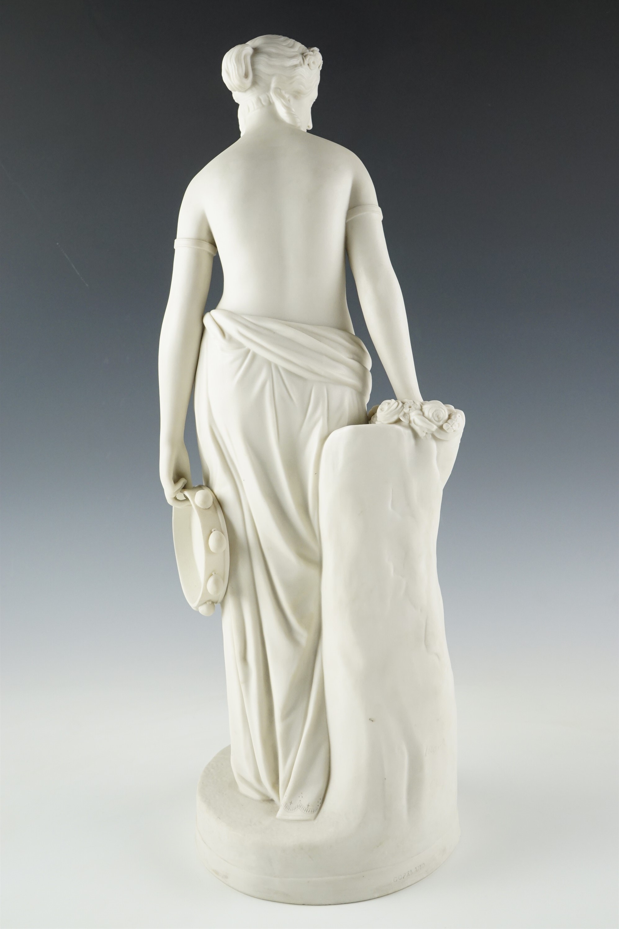 After William Calder Marshall (1813 - 1894) A mid 19th Century Copeland Parian Ware statue of - Image 2 of 3