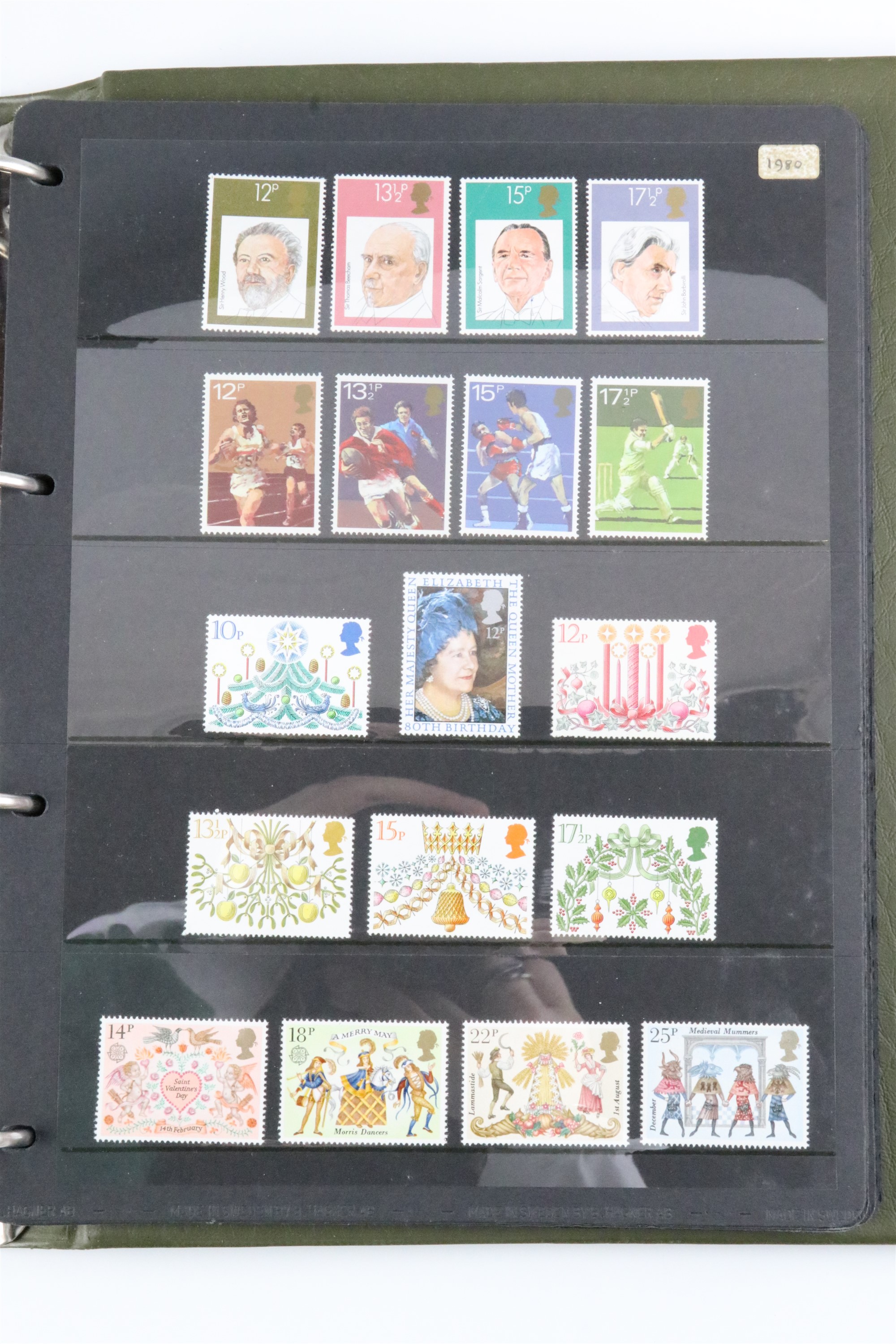 An album containing a collection of unfranked GB commemorative stamps - Image 14 of 30